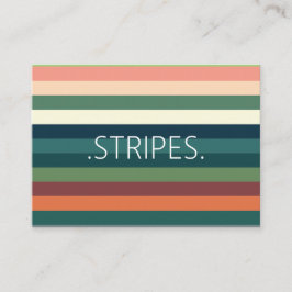 Tarjeta De Visita Patrón de bandas de color