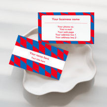 Patrón de bandera de diamante bávaro azul y rojo