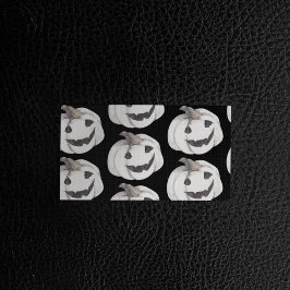 Tarjeta De Visita Patrón de calabaza fantasmal | Feliz Halloween