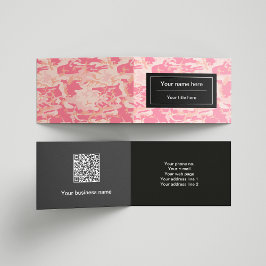 Tarjeta De Visita Patrón de camuflaje rosado, militar, militar