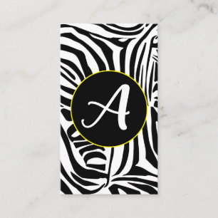 Tarjeta De Visita Patrón de cebra