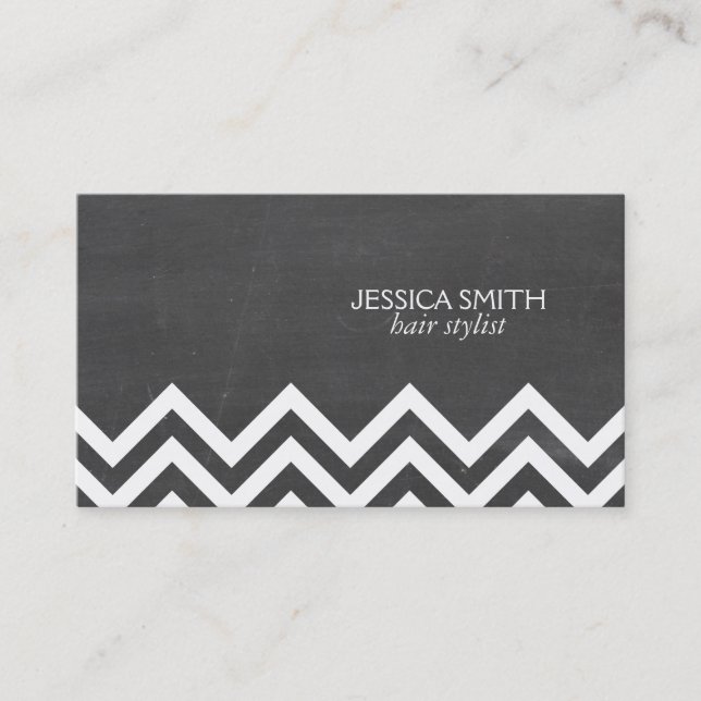 Tarjeta De Visita Patrón de Cheveron (Anverso)