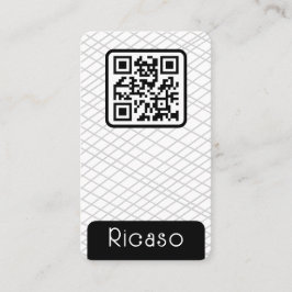 Tarjeta De Visita Patrón de códigos QR personalizado