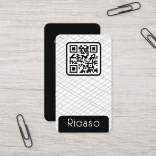 Tarjeta De Visita Patrón de códigos QR personalizado