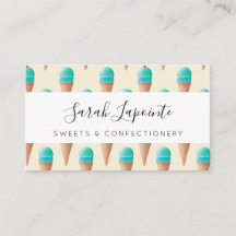 Patrón de cono de crema de hielo azul, amarillo cl