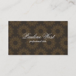 Tarjeta De Visita Patrón de elementos ordenados