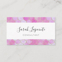 Patrón de escala de sirena para pasteles rosados y