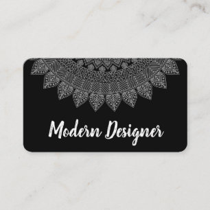 Tarjeta De Visita Patrón de estilo de moda Rústico