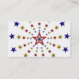 Tarjeta De Visita Patrón de estrellas patrióticas