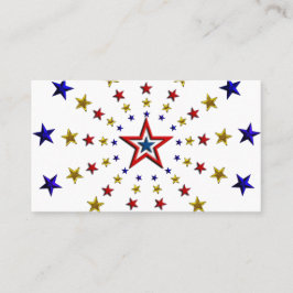 Tarjeta De Visita Patrón de estrellas patrióticas