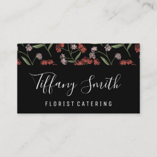 Tarjeta De Visita Patrón de flor texturizado