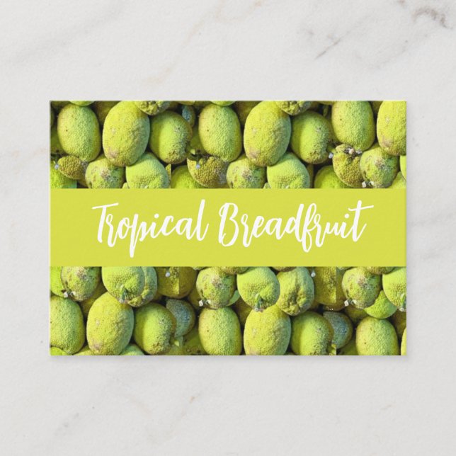 Tarjeta De Visita Patrón de fruta de lana tropical (Anverso)