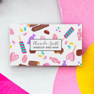 Tarjeta De Visita Patrón de ilustracion dulce dulce de dulce dulce d