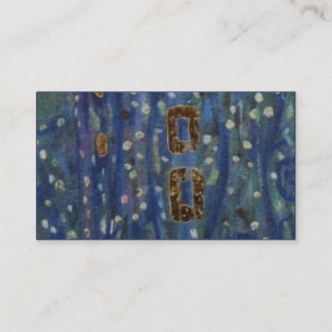 Tarjeta De Visita Patrón de Klimt.
