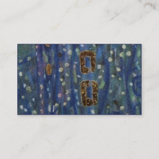 Tarjeta De Visita Patrón de Klimt.