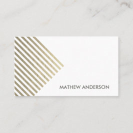 TARJETA DE VISITA PATRÓN DE LÍNEA DE LA LÍNEA FIJADA DE ÁNGULO FAUX 