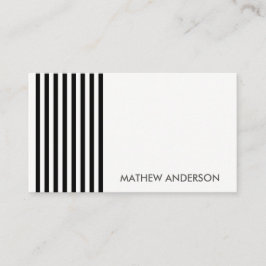 TARJETA DE VISITA PATRÓN DE LÍNEA NEGRA NEGRA NEGRA NEGRA CON TIERRA