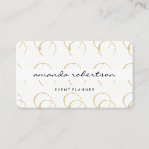 Tarjeta De Visita Patrón de manchas de moda