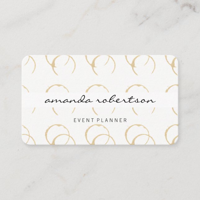 Tarjeta De Visita Patrón de manchas de moda (Anverso)