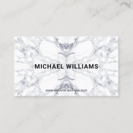 Tarjeta De Visita Patrón de mármol marcado con negrita