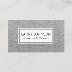 Tarjeta De Visita Patrón de mosaico gris
