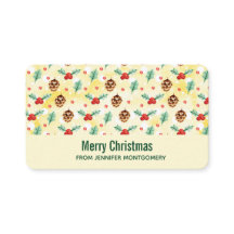 Patrón de Navidades de hormigón y hueso