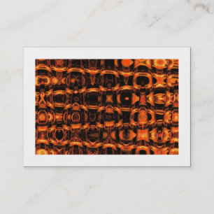 Tarjeta De Visita Patrón de ondas fractales (bordeado)