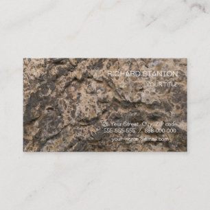Tarjeta De Visita Patrón de rocas