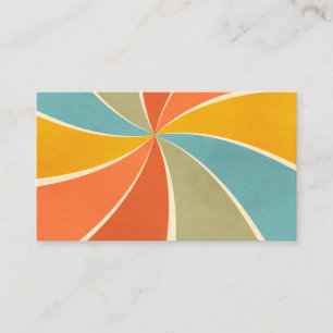 Tarjeta De Visita Patrón de Swirls con estilo de pintura mixta Hipp