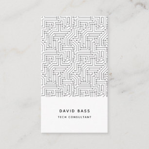 Tarjeta De Visita Patrón electrónico de circuitos informáticos técni