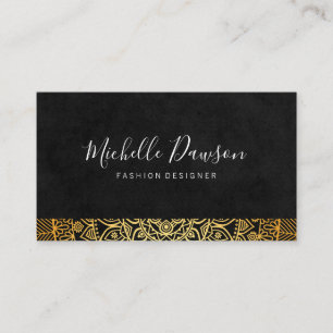 Tarjeta De Visita Patrón elegante