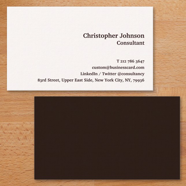 Tarjeta De Visita Patrón elegante de cuadrados marrones profesionale (Elegant Modern Professional Brown Squares Pattern Business Card)