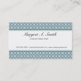 Tarjeta De Visita Patrón elegante, elegante y clásico