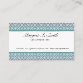 Tarjeta De Visita Patrón elegante, elegante y clásico
