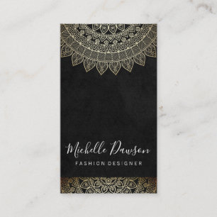 Tarjeta De Visita Patrón Elegante Vintage