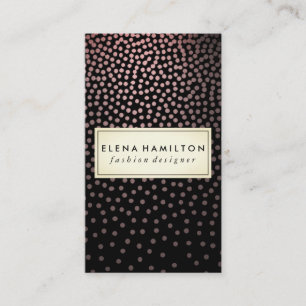 Tarjeta De Visita Patrón Especkled De Lujo