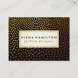 Tarjeta De Visita Patrón Especkled De Lujo