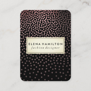 Tarjeta De Visita Patrón Especkled De Lujo