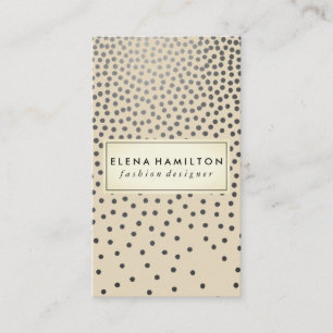 Tarjeta De Visita Patrón Especkled De Lujo