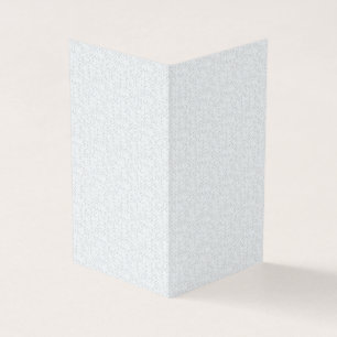Tarjeta De Visita Patrón floral geométrico gris claro