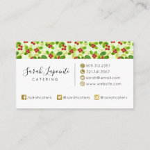 Patrón Fruta de Cranberry Festial, Verde