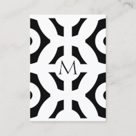 Tarjeta De Visita Patrón geométrico