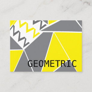 Tarjeta De Visita Patrón geométrico de la banda de chequeo de chevro