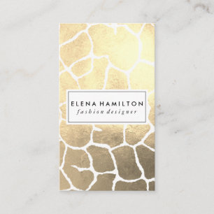 Tarjeta De Visita Patrón Glamour Luxe