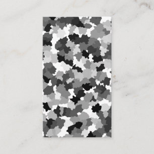 Tarjeta De Visita Patrón gris blanco negro