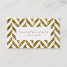 Patrón Herringbone de oro blanco maquillaje artist
