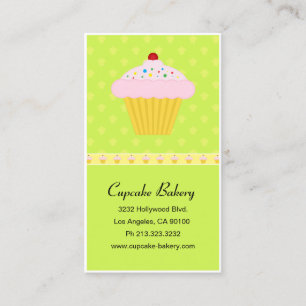 Tarjeta De Visita Patrón moderno de pastelería