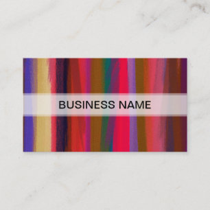 Tarjeta De Visita Patrón Pastel de color abstracto #8