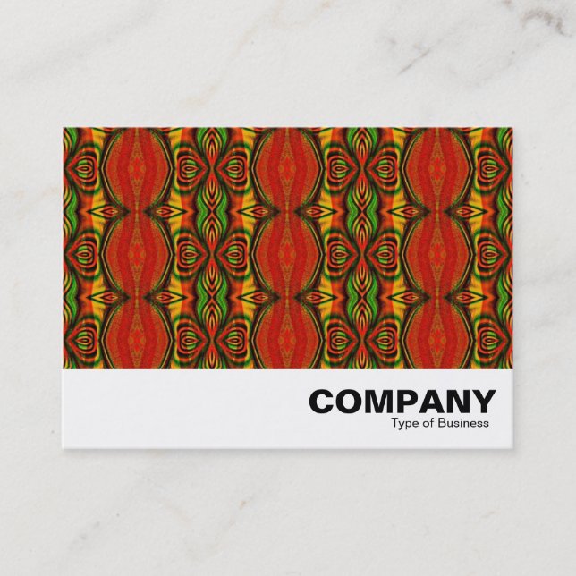 Tarjeta De Visita Patrón retro Terrazo (Anverso)