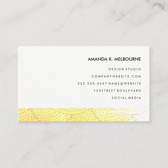 Tarjeta De Visita Patrón ruso moderno y elegante (Anverso)